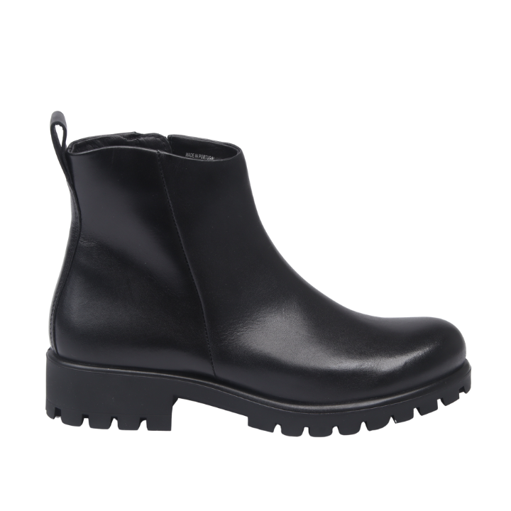Ecco Modtray Zipper Boot Black Women