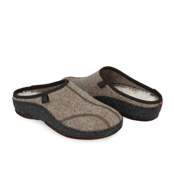 Klaveness Slipper Whool Dark Beige Women - Bild 4