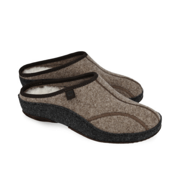Klaveness Slipper Whool Dark Beige Women - Bild 5