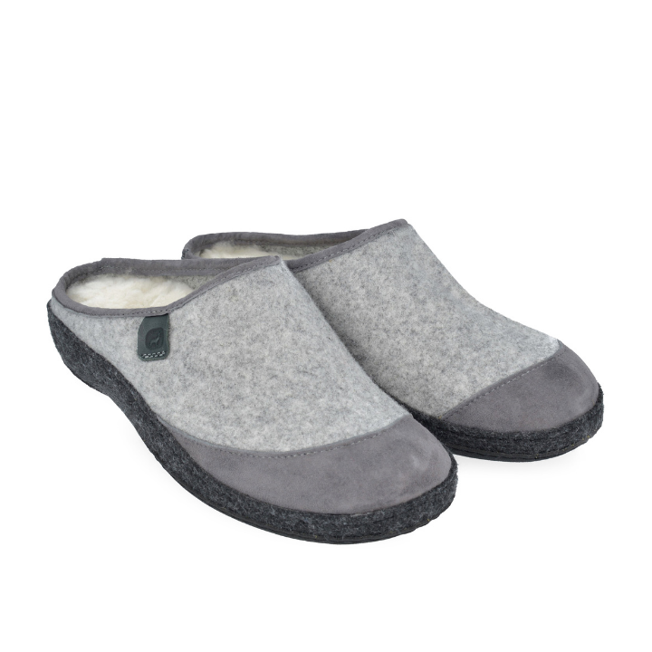 Klaveness Slipper Wool Light Grey Unisex - Bild 4