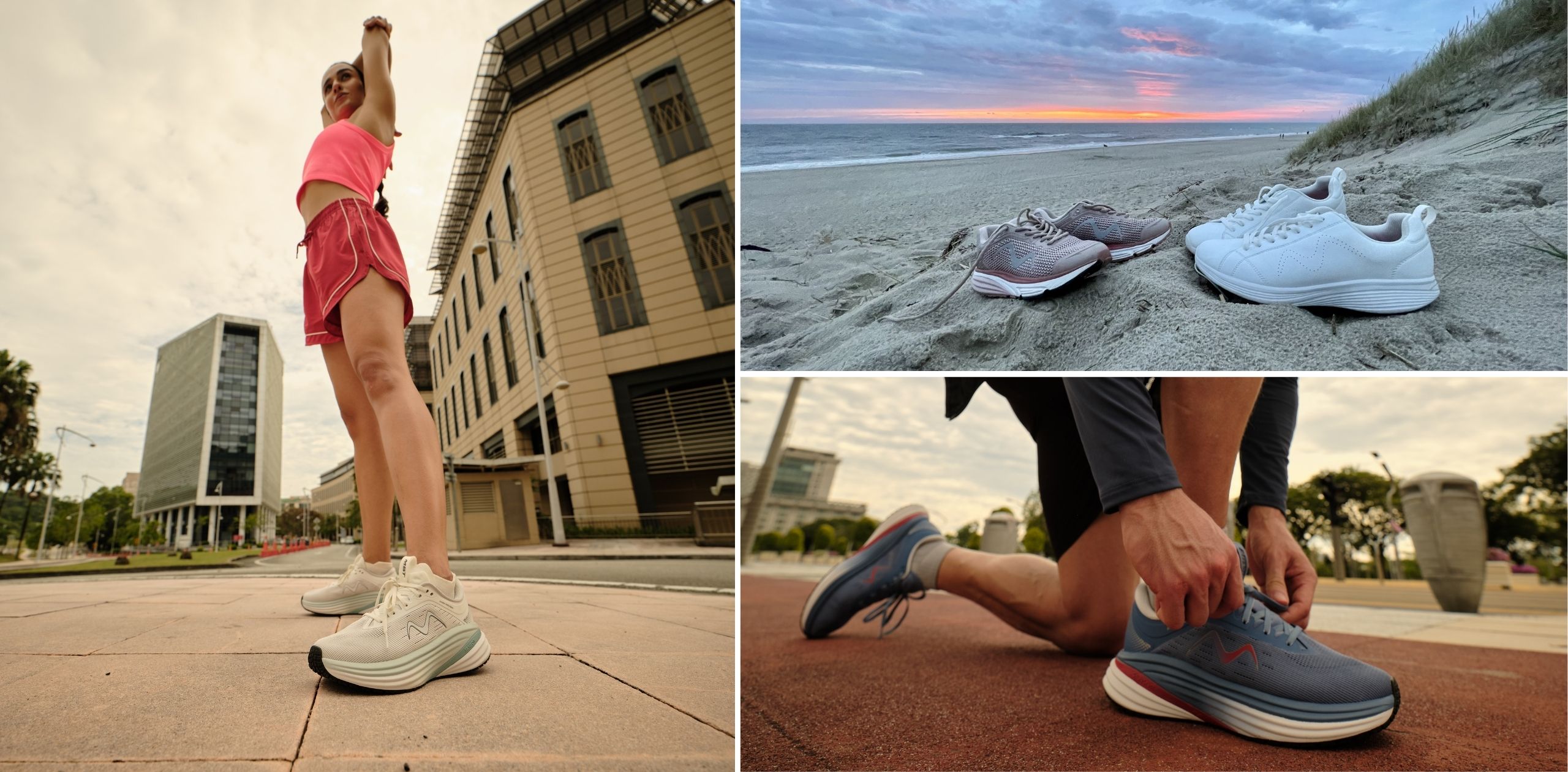 MBT skor för dam och herr – bekväma promenad- och löparskor för aktiv livsstil i stad och natur.