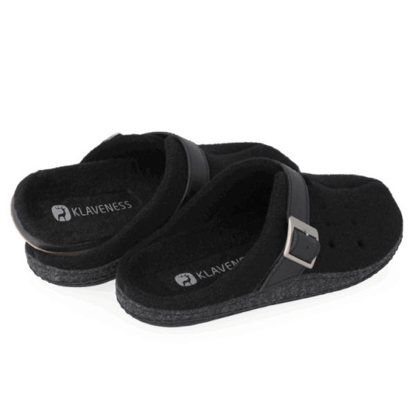 Klaveness Whool Slipper Black Men - Bild 3