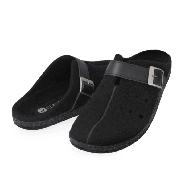 Klaveness Whool Slipper Black Men - Bild 4