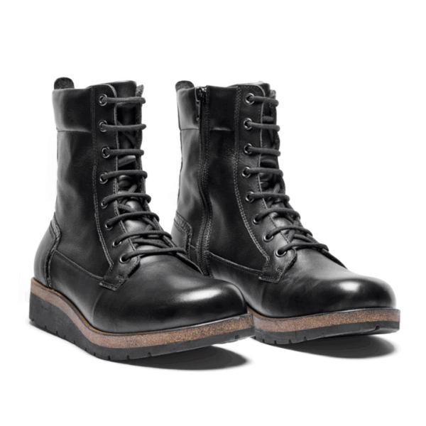 New Feet Boot Lace & Zipper Black Women - Bild 2