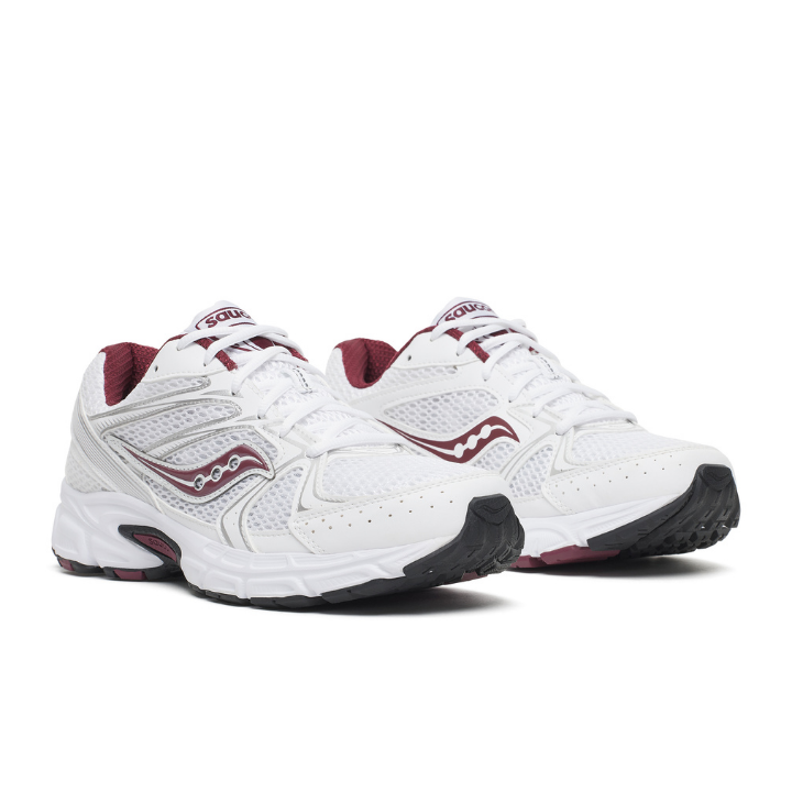 Saucony Ride Millenium White/Maroon Women - Bild 3