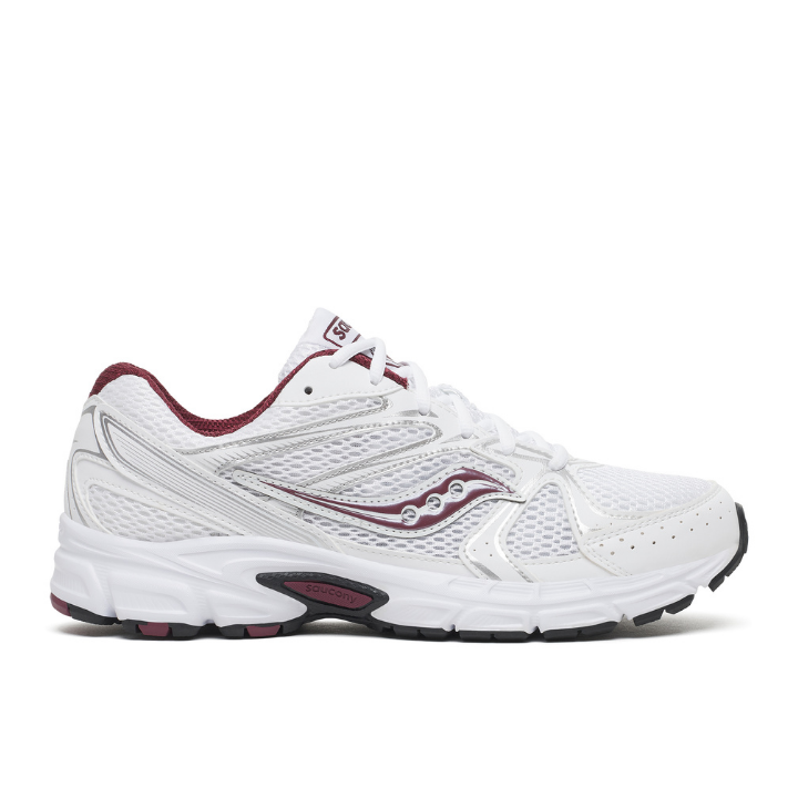 Saucony Ride Millenium White/Maroon Women