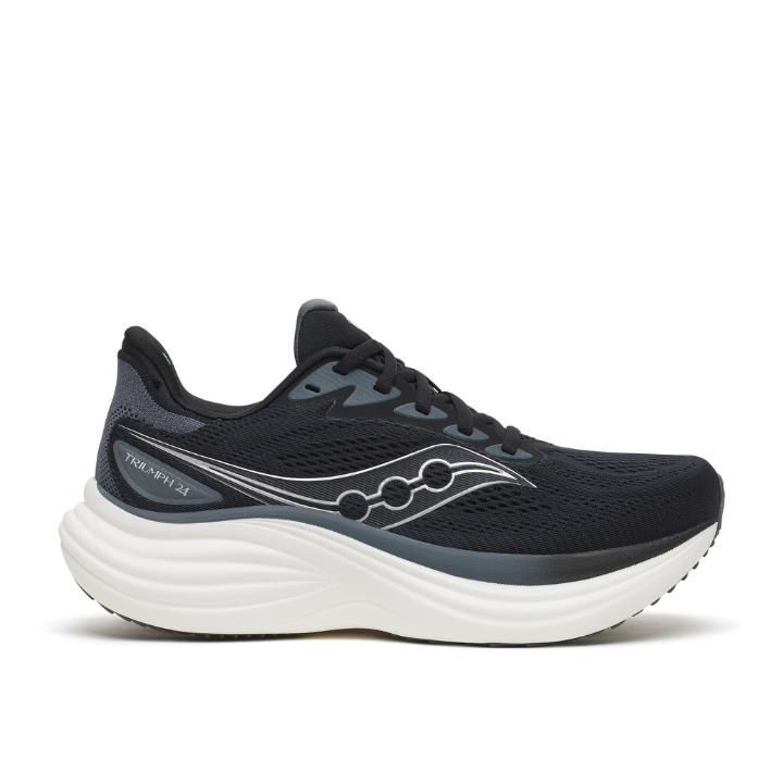 Saucony Triumph 24 Wide Black/Silver Women