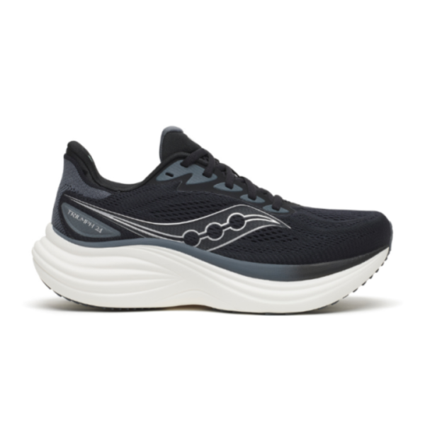 Saucony Triumph 24 Wide Black/Silver Women