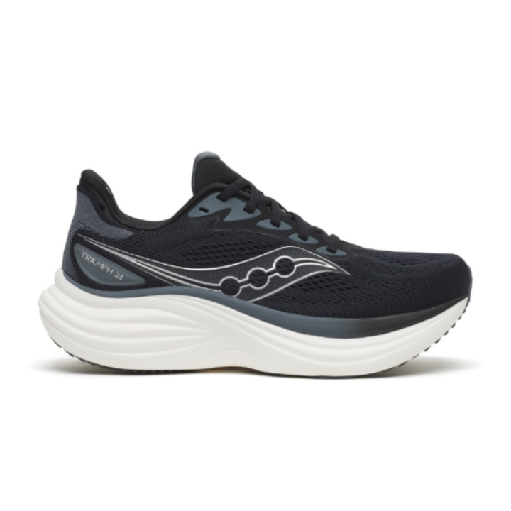 Saucony Triumph 24 Wide Black/Silver Women