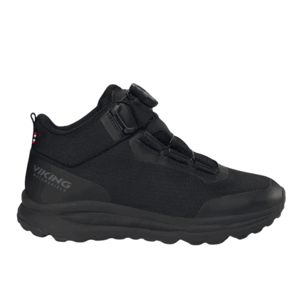 Viking Stride Mid Fleece BOA WP Black Men